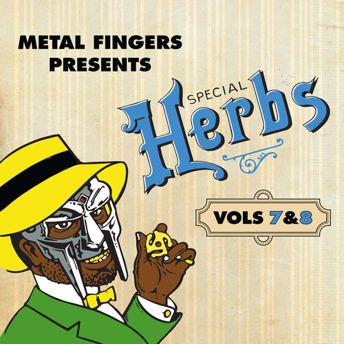 MF Doom- Metal Fingers Presents: Special Herbs Vol. 7 & 8 - Blue Vinyl