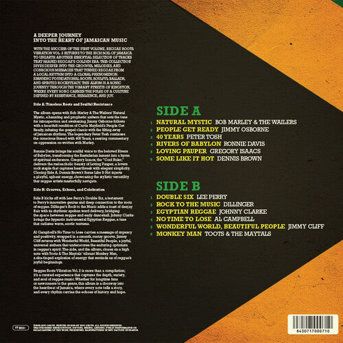 Reggae Roots Vibration Vol 2 / Various - Yellow Transparent Vinyl