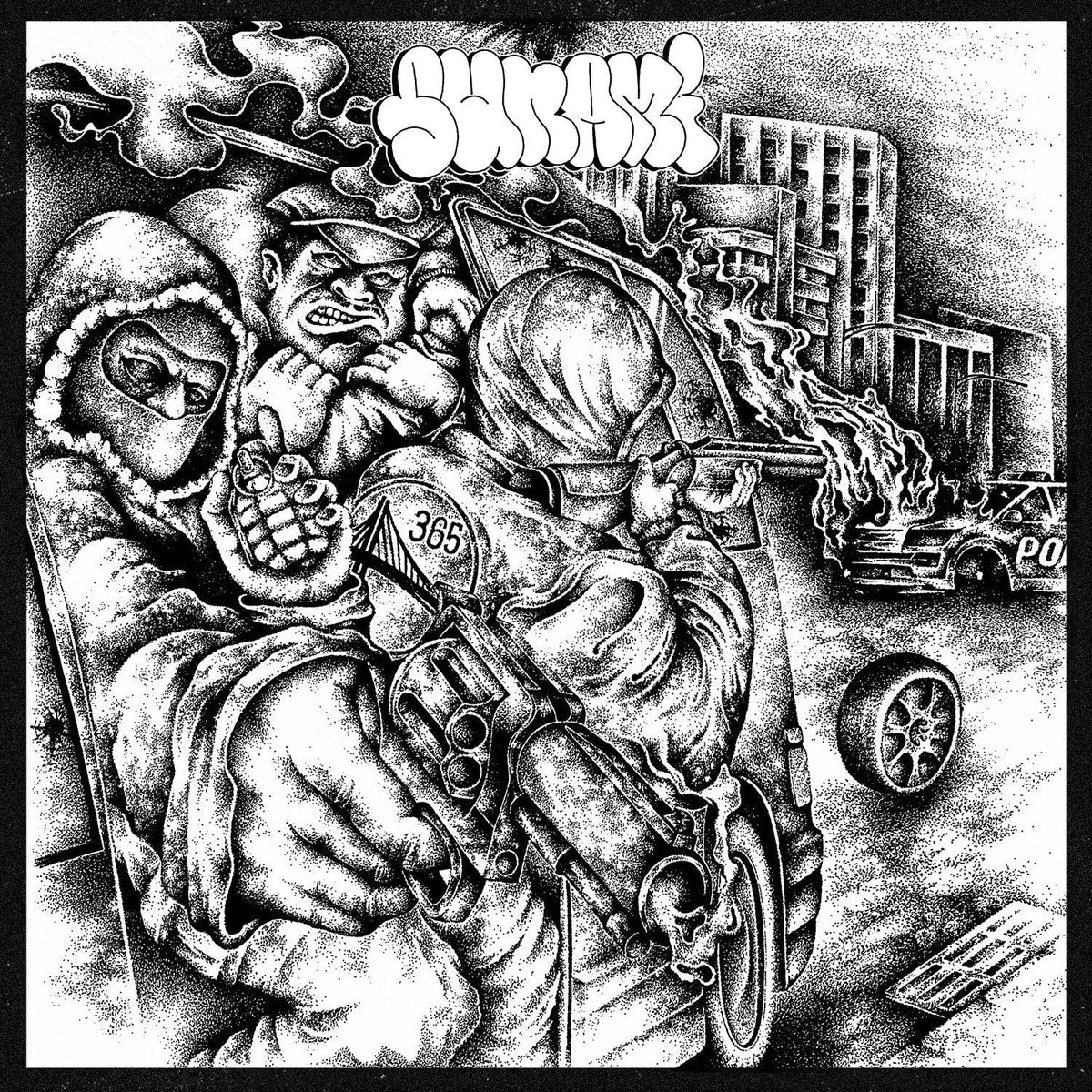 Sunami- Sunami (Green w/ Orange Splatter Vinyl)