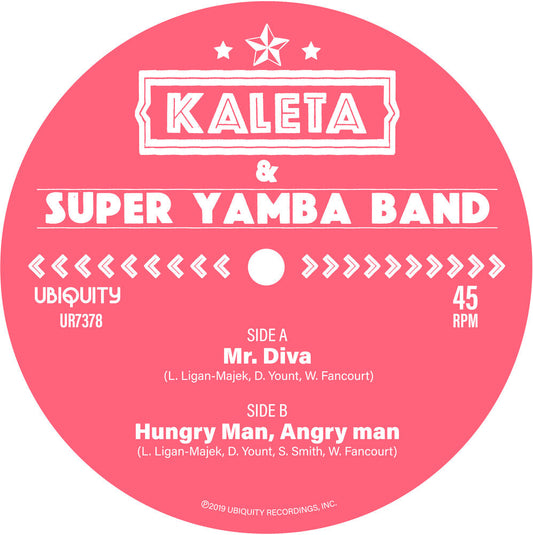 Kaleta & Super Yamba Band- Mr. Diva / Hungry Man Angry Man [ vinyl ]