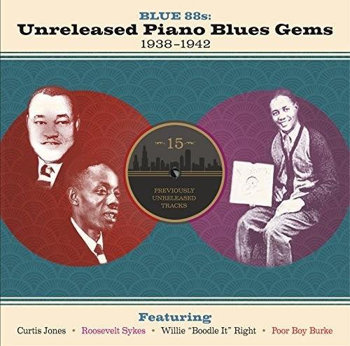 Various Artists- Blue 88s: Unreleased Piano Blues Gems (Various Artists) [ vinyl ]
