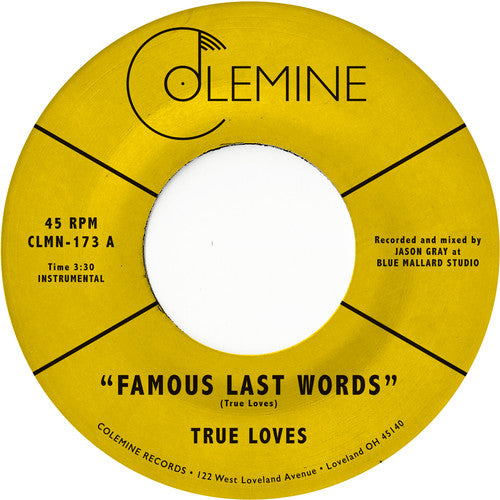 True Loves- Famous Last Words [ vinyl ]