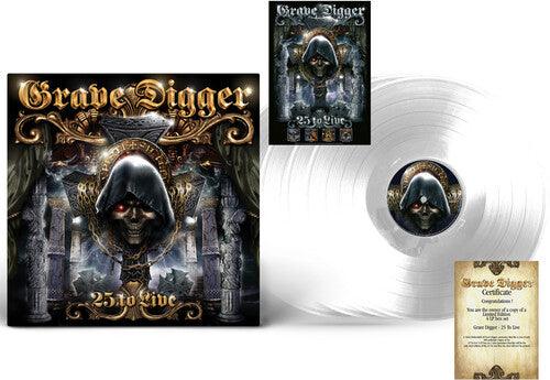 Grave Digger- 25 To Live - Crystal Clear [ vinyl ]
