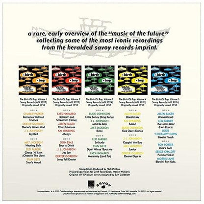 Various Artists- The Birth Of Bop: The Savoy 10-Inch LP Collection (Various Artists) [ vinyl ]