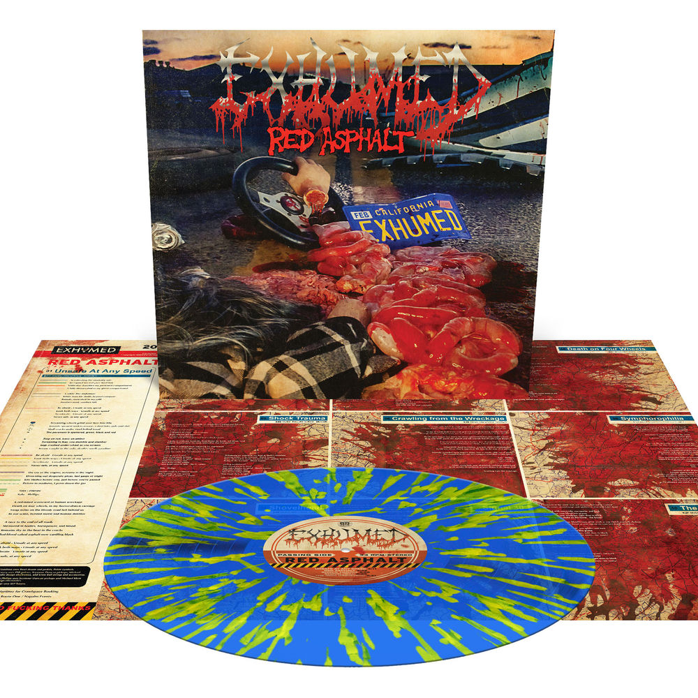 Exhumed- Red Asphalt Mocks [Orchard Indie Exclusive Royal Blue with Splatter] [ vinyl ]