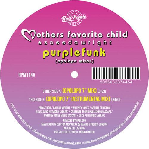 Mothers Favorite Child & Saeeda Wright- Purple Funk (Opolopo Remixes) [ vinyl ]