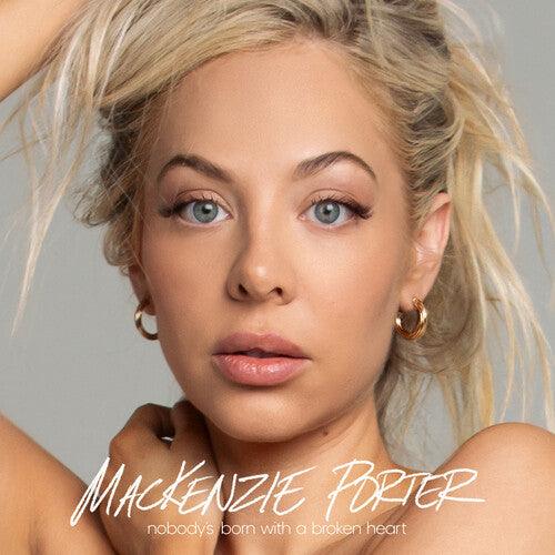 Mackenzie Porter- Nobody's Born with a Broken Heart - Smokey Grey/Blue & White [ vinyl ]
