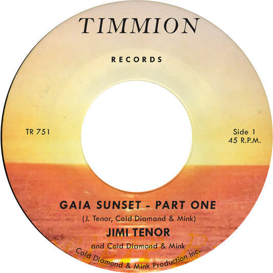 Jimi Tenor  & Cold Diamond & Mink- Gaia Sunset - Yellow [Colored Vinyl] [Clear Vinyl] (Ylw)