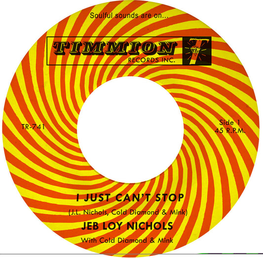 Jeb Nichols  Loy / Cold Diamond & Mink- I Just Can't Stop [ vinyl ]