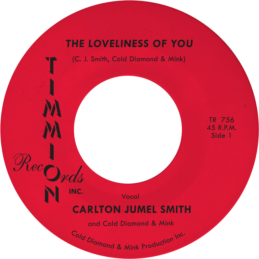 Carlton Smith  Jumel / Cold Diamond & Mink- Loveliness Of You [ vinyl ]