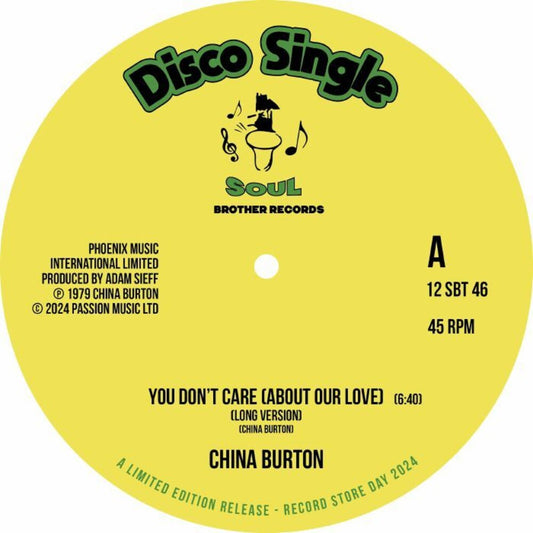 China Burton- You Don't Care (About Our Love) [ vinyl ]