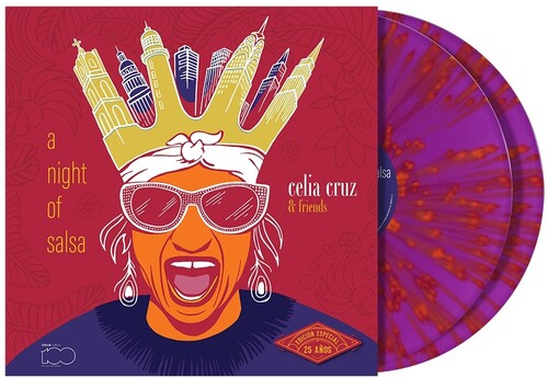 Celia Cruz-  A Night Of Salsa (25th Anniversary Edition) [Magenta Splatter LP] [ vinyl ]
