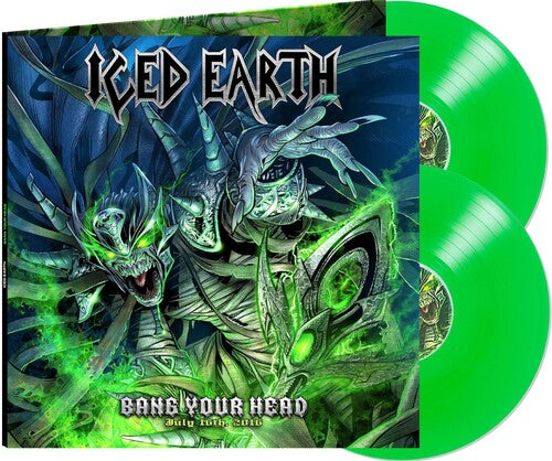Iced Earth- Bang Your Head - Green [ vinyl ]