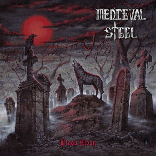 Medieval Steel- Blood Moon - Red/Black Splatter [ vinyl ]