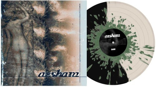 Azshara- Ashen Skies - Half Black/Half Bone w/ Army Green Splatter [ vinyl ]