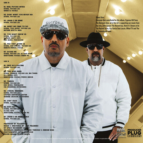 B-Real & Psycho Les- Real Psycho - Ltd Yellow Vinyl (Indie Exclusive Vinyl)