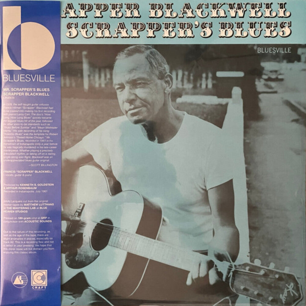 Scrapper Blackwell- Mr. Scrapper's Blues (Bluesville Acoustic Sound Series) -  [180g LP] [ vinyl ]