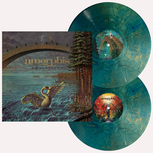 Amorphis- Borderland (Green Blue Marbled Vinyl incl. Bonus Tracks) (Indie Exclusive Vinyl)