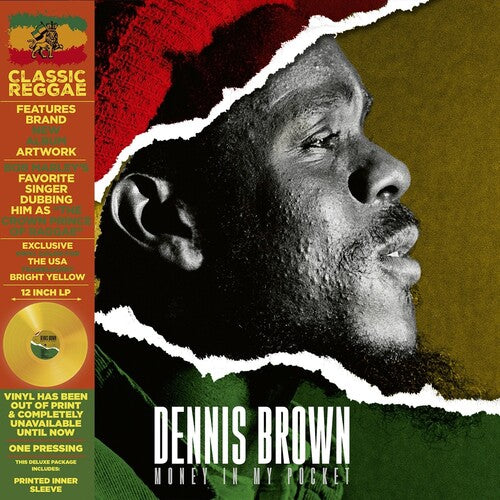 Dennis Brown- Money in My Pocket - Yellow [ vinyl ]