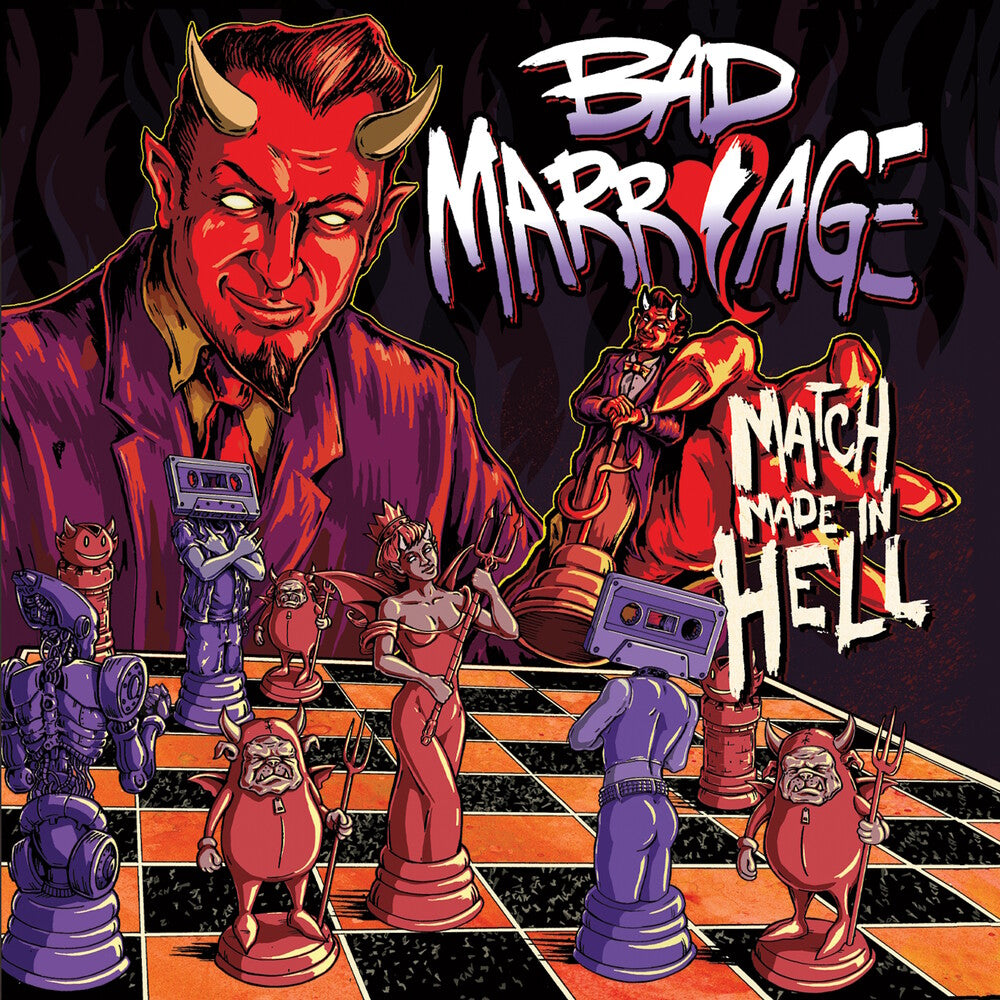 Bad Marriage- Match Made In Hell - Blood Moon [Colored Vinyl] (Gate)