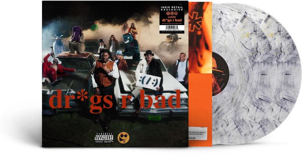 Lucki- Dr*Gs R Bad (Indie Exclusive White Noise Static Viny) [ vinyl ]
