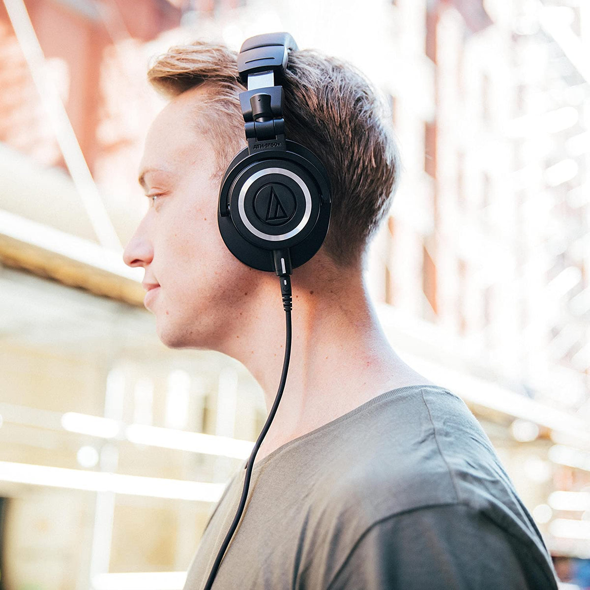 AUDIO-TECHNICA M50X PROFESSIONAL STUDIO HEADPHONES [ACCESSORIES]