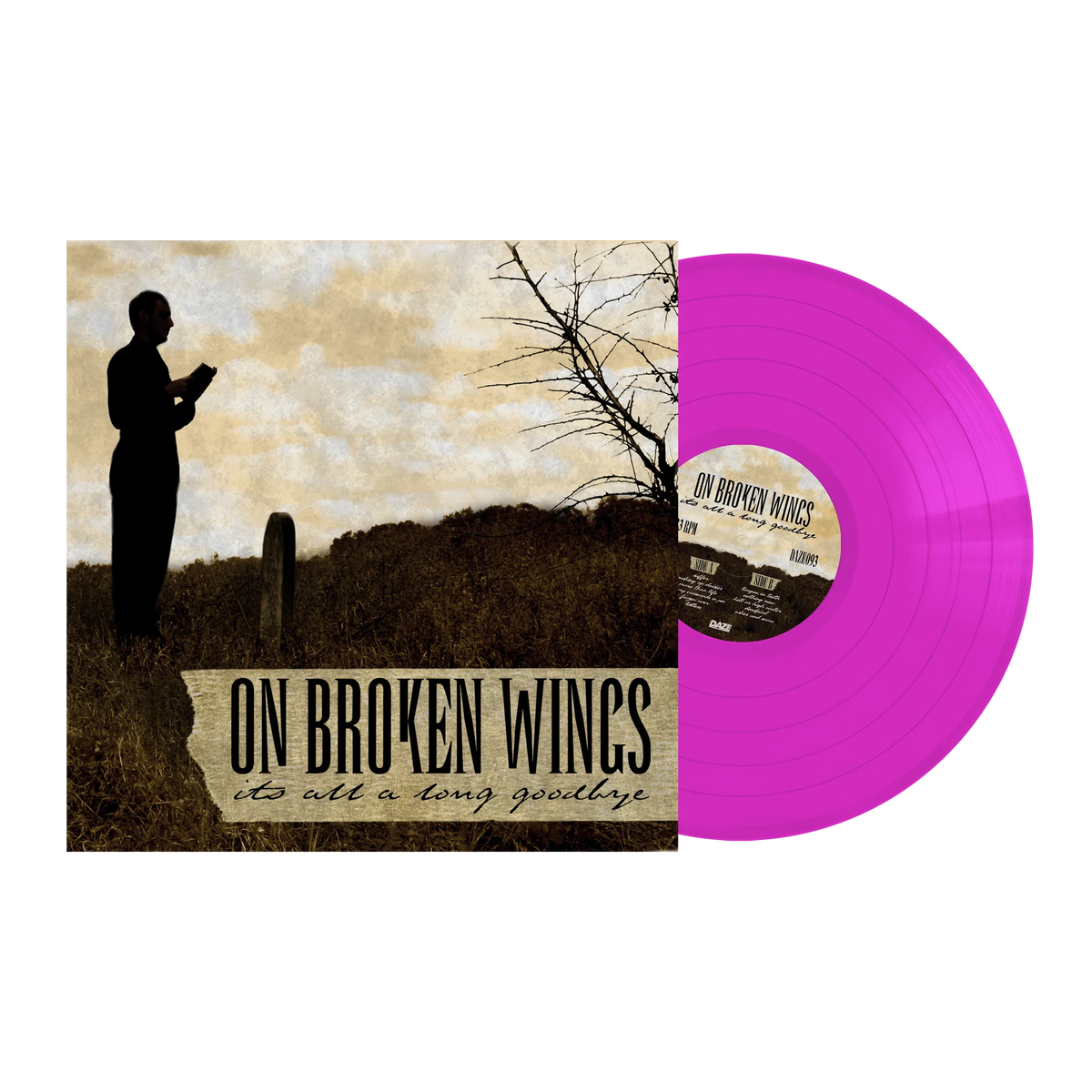 On Broken Wings- It's All A Long Goodbye (Neon Violet)(Daze Records) [ vinyl ]