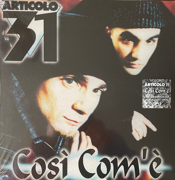 Articolo 31- Cosi Com'E - 'Clear with Black Splatter Dust' Colored Vinyl