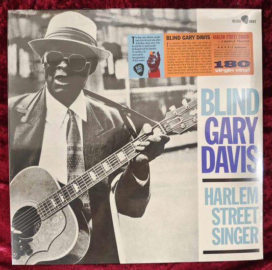 Blind Gary Davis- Harlem Street Singer - Limited 180gm Vinyl with Bonus Tracks