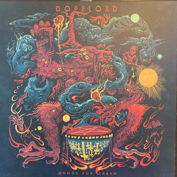 Dopelord- Songs For Satan - Blue & Black Marble Vinyl