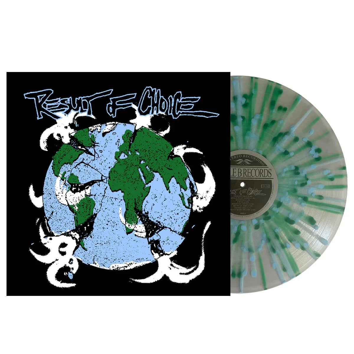 Result Of Choice- Discography (Clear w/Green & Blue Splatter) [ vinyl ]