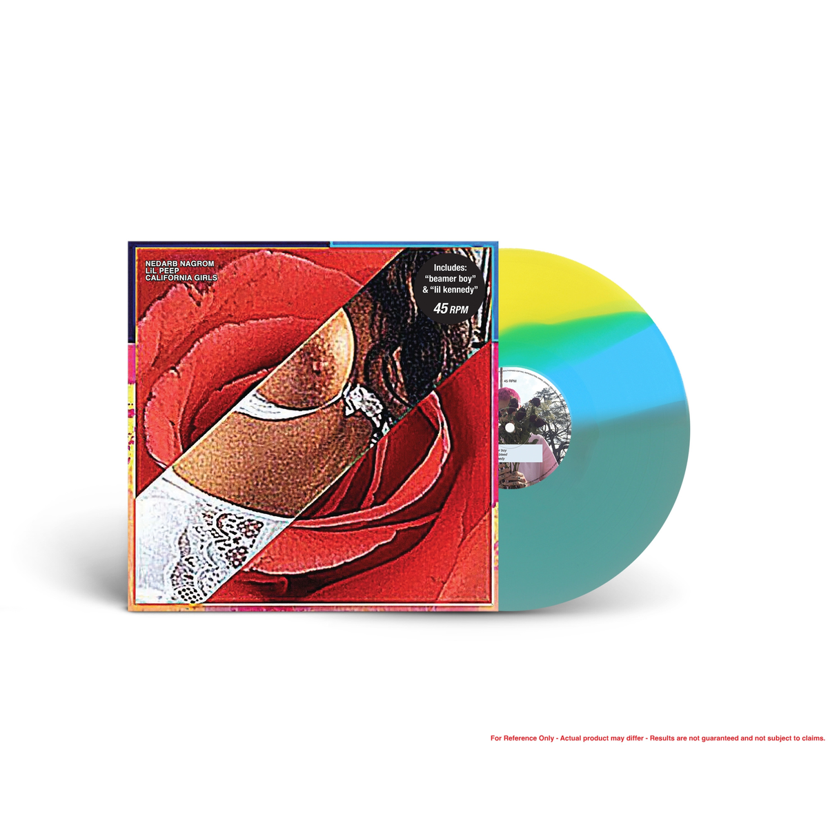 Lil Peep- CALIFORNIA GIRLS (Tri-Color Stripes Vinyl)