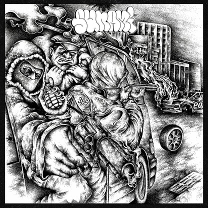 Sunami- Sunami (Green w/ Orange Splatter Vinyl)