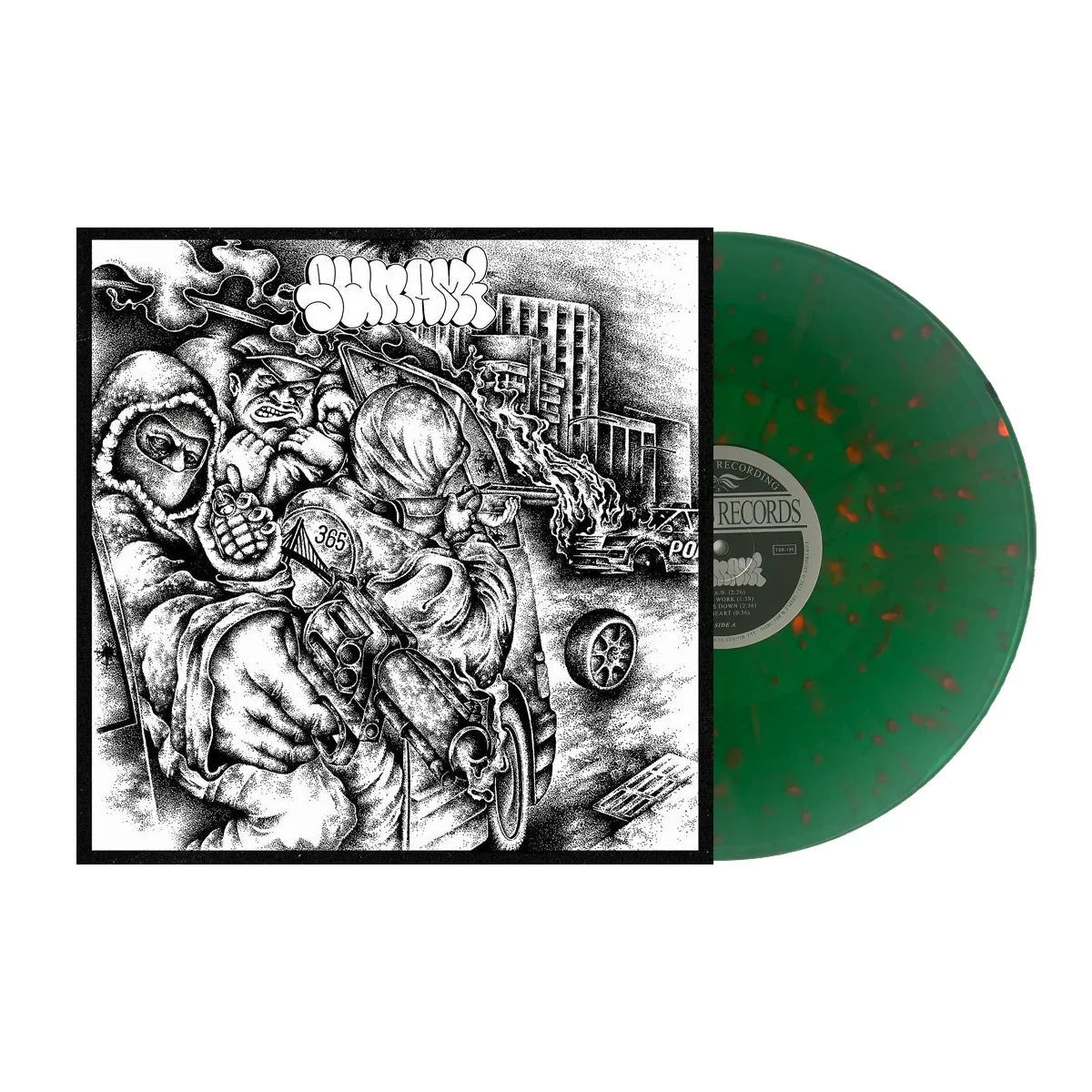 Sunami- Sunami (Green w/ Orange Splatter Vinyl)