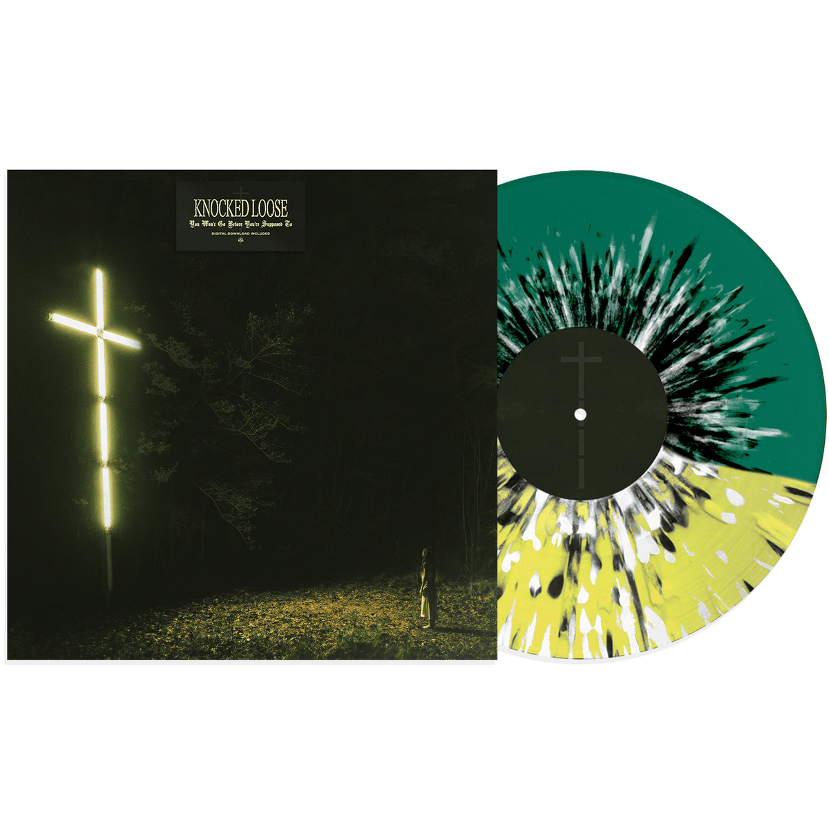 Knocked Loose- You Won't Go Before You're Supposed To (Indie Exclusive Green/Yellow w/ Black & White Splatter) [ vinyl ]