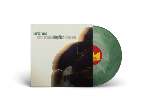 Christone Kingfish Ingram- Hard Road (Green and White Splash Vinyl)