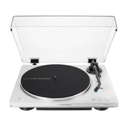 Audio-Technica LP70XBT Fully Automatic Bluetooth Turntable (White/Silver)